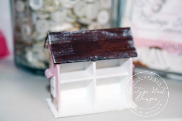 Pink House No.1 Handmade Miniature image 4