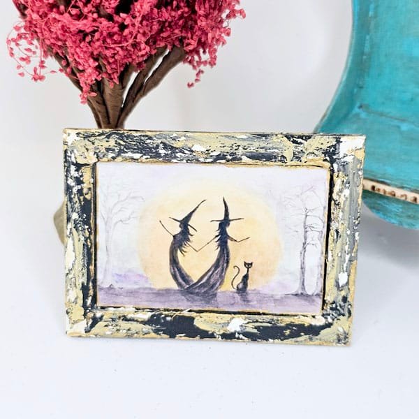 Dancing Witches No.1:3 Dollhouse Miniature Handmade image 2