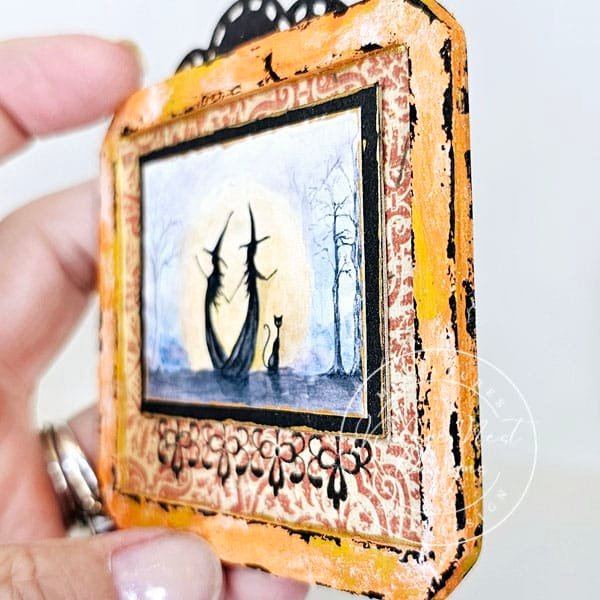 Dancing Witches No.1:4 Dollhouse Miniature Handmade image 4