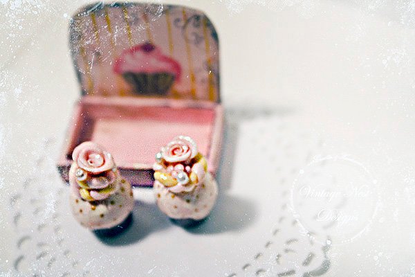 Cupcake Bakery Sweets No.19 Dollhouse Miniature Handmade image 2