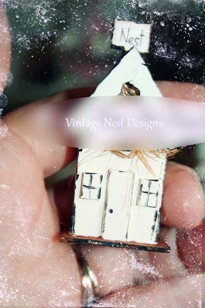 Bird Nest House No.8 Dollhouse Miniature Handmade image 3