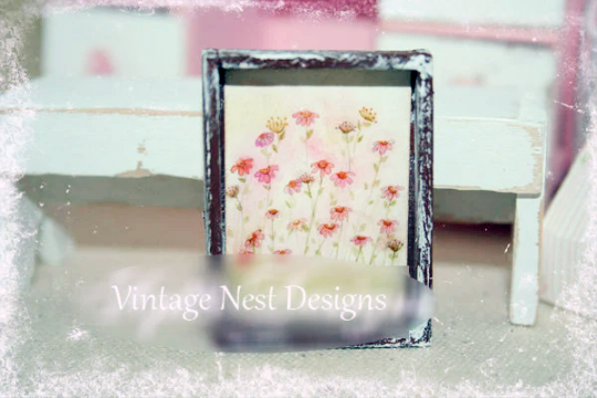 Field of Flowers No.1:1 Dollhouse Miniature image 0