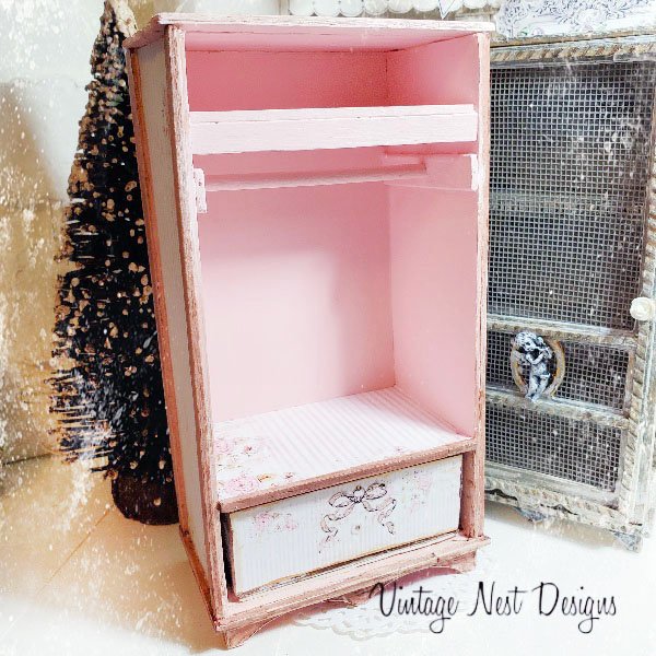 Amoire Wardrobe No.1 Dollhouse Miniature Handmade image 9