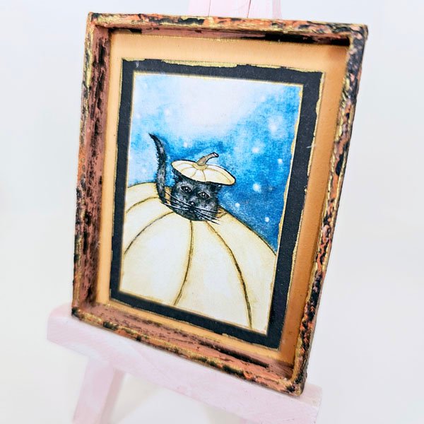 Dollhouse Miniature Pumpkin Kitty No.1:2 image 3