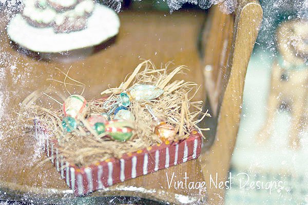Mini Christmas Bulbs No.1 Dollhouse Miniature Handmade image 3