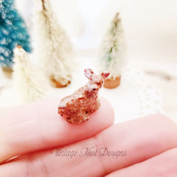 Deer No.2 Handmade Miniature image 2