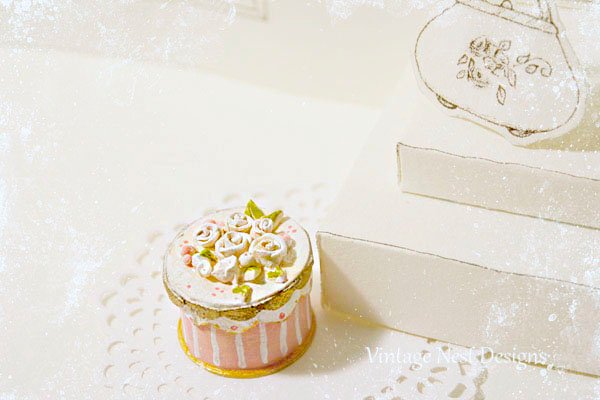 Box No.45 Dollhouse Miniature Handmade image 5