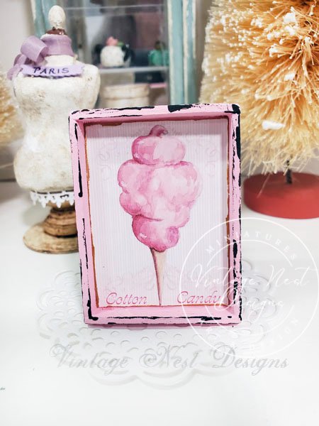Cotton Candy No.2:1 Dollhouse Miniature Handmade image 0