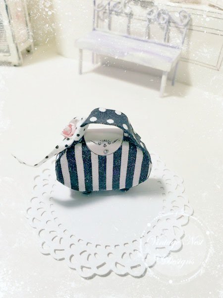 Purse No.8 Dollhouse Miniature Handmade image 3