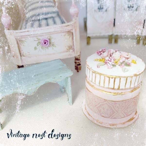 Box No.78 Dollhouse Miniature Handmade image 2
