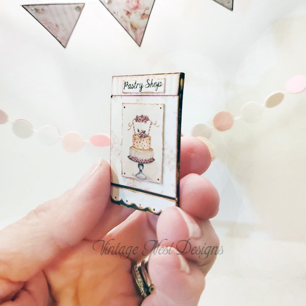 Cake No.5:2 Dollhouse Miniature Handmade image 2