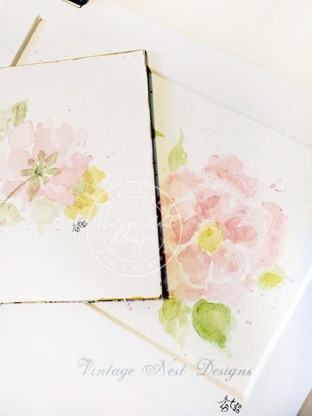 Flourishes No.17 Original Watercolor Painting image 3