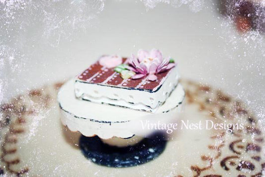 Box No.25 Dollhouse Miniature Handmade image 0
