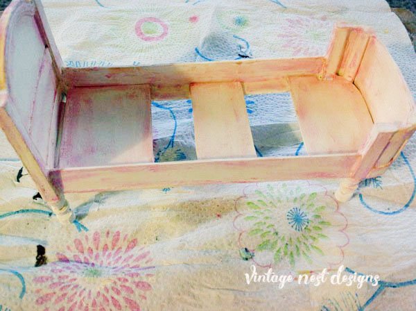 Dollhouse Bed No.3 Handmade Miniature image 11