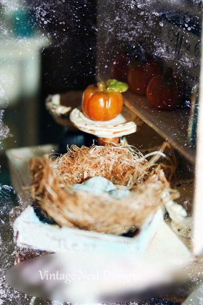 Bird Nest No.25 Dollhouse Miniature Handmade image 2