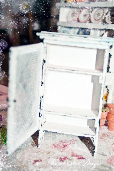 Cabinet No.1 Dollhouse Miniature Handmade image 1