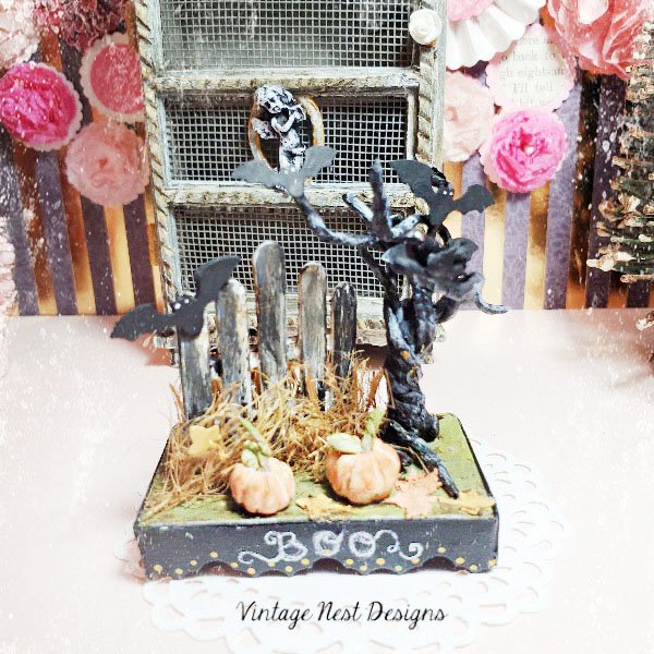Halloween Scene No.1 Dollhouse Miniature Handmade image 7