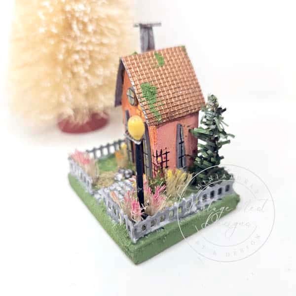 Putz House Miniature No.38 Handmade Miniature image 1