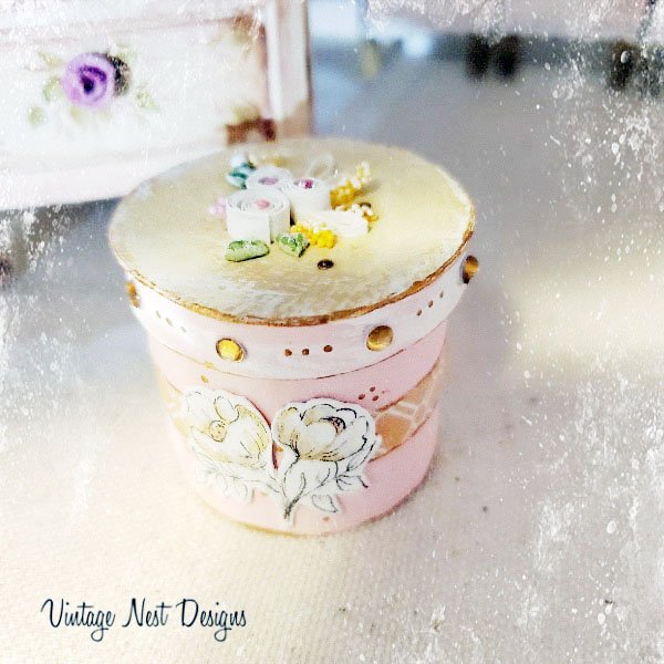 Box No.97 Dollhouse Miniature Handmade image 1