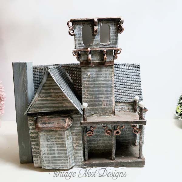 Haunted Halloween Dollhouse Mansion No.1 Handmade Miniature image 18