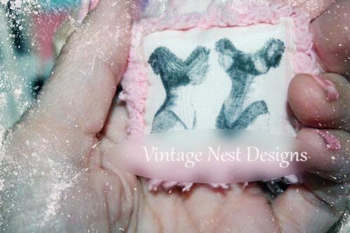 Corset Pillow No.1 Dollhouse Miniature Handmade image 2