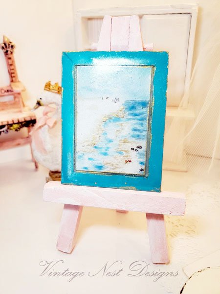 Family Beach Fun No.1 Dollhouse Miniature Handmade image 2