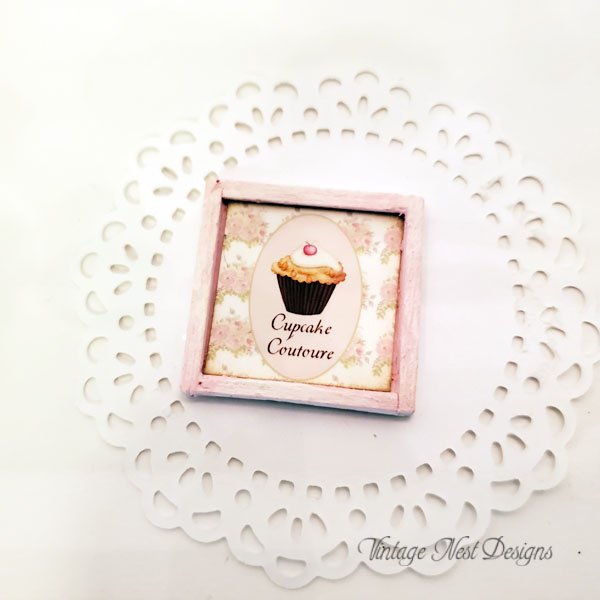 Cupcake No.12 Dollhouse Miniature Handmade image 3