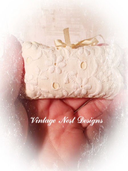 Pillow No.1:1 Dollhouse Miniature Handmade image 1