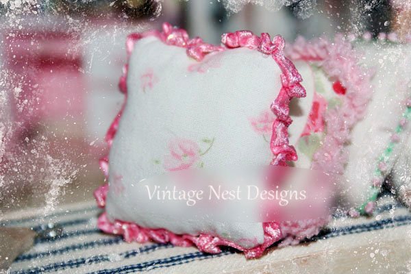 Pillow No.16 Dollhouse Miniature Handmade image 0