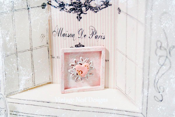 Valentine Sweet Heart No.1 Dollhouse Miniature Handmade image 3