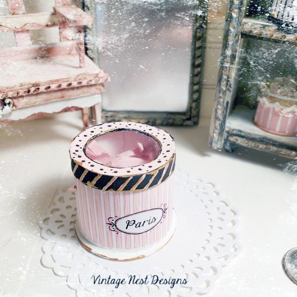 Box No.64 Dollhouse Miniature Handmade image 0