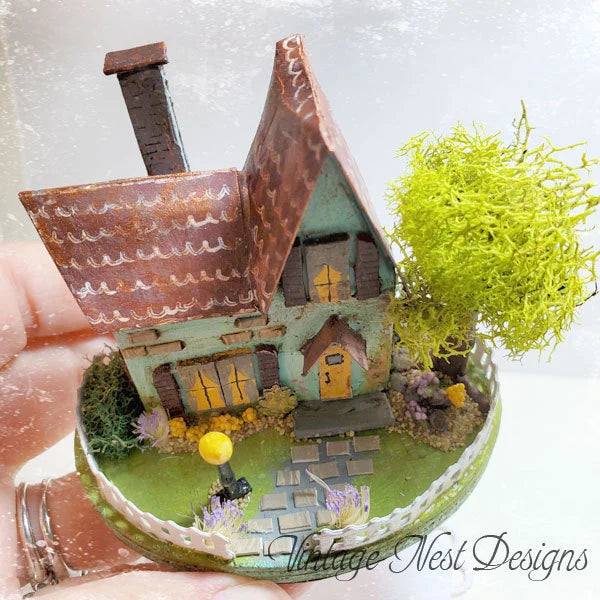 Putz House No.24 Handmade Miniature image 6