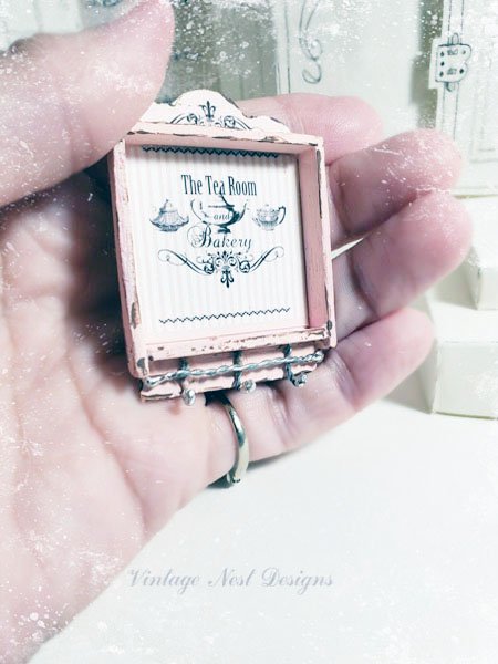 Cabinet Shelf No.59 Dollhouse Miniature Handmade image 7
