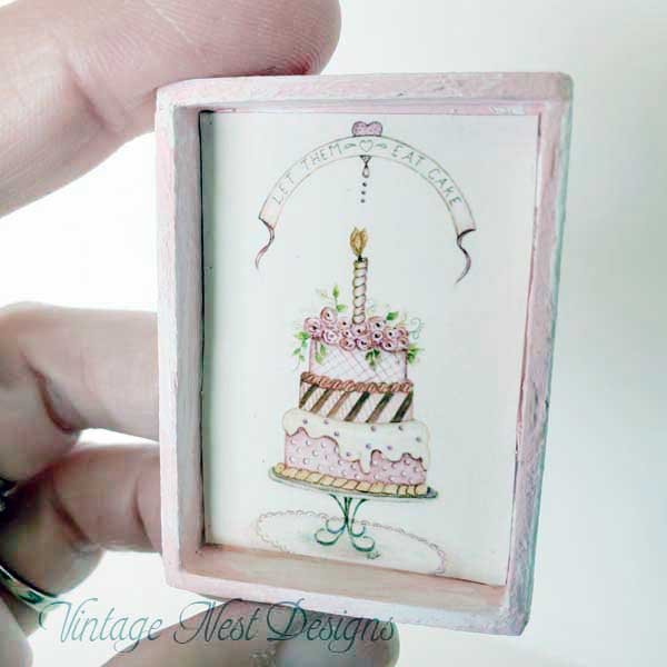 Cake No.8:1 Dollhouse Miniature Handmade image 5