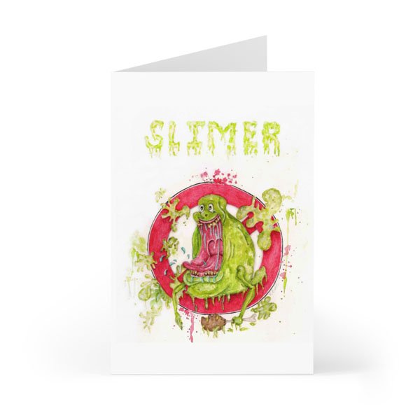 Slimer No.1 Digital Prints Watercolor Painting image 1
