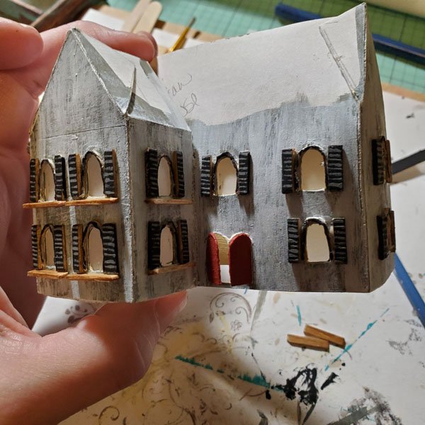 Haunted Halloween Dollhouse Mansion No.1 Handmade Miniature image 26
