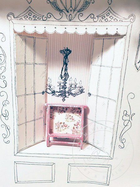 Shelf No.7 Dollhouse Miniature Handmade Diorama Room Shadow Box image 2