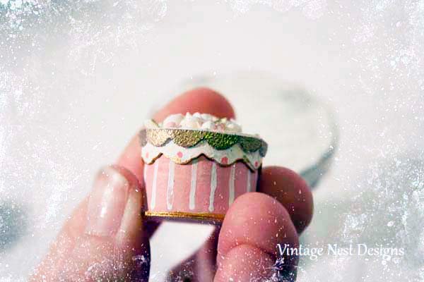 Box No.45 Dollhouse Miniature Handmade image 1