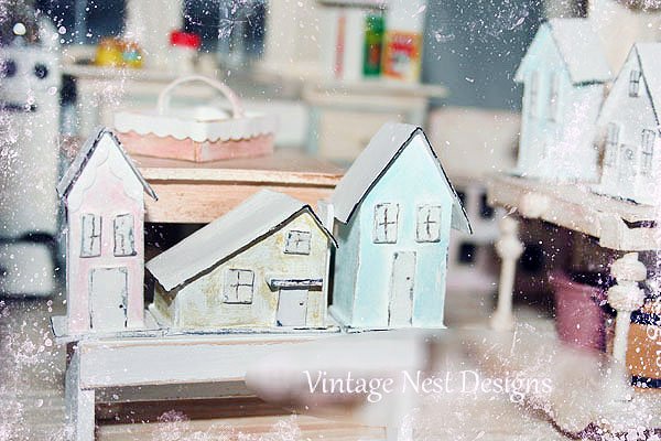 Putz Houses No.4 Handmade Miniatures image 0