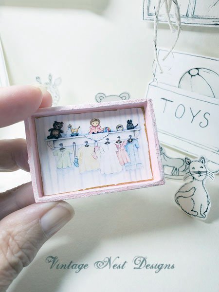 Baby Time No.1:1 Dollhouse Miniature Handmade image 3