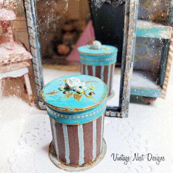 Box No.94 Dollhouse Miniature Handmade for Dolls image 6