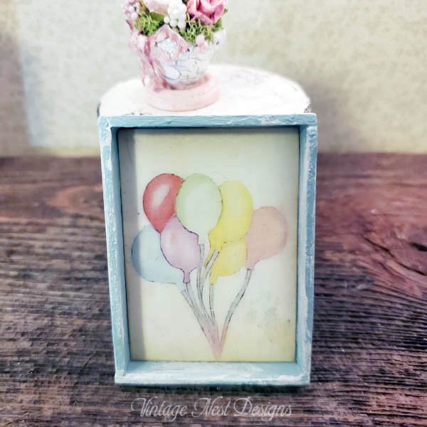 Birthday Balloons No.2:1 Dollhouse Miniature image 2