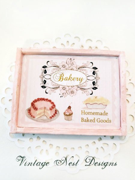 Bakery Sweets No.4:1 Dollhouse Miniature Handmade image 1