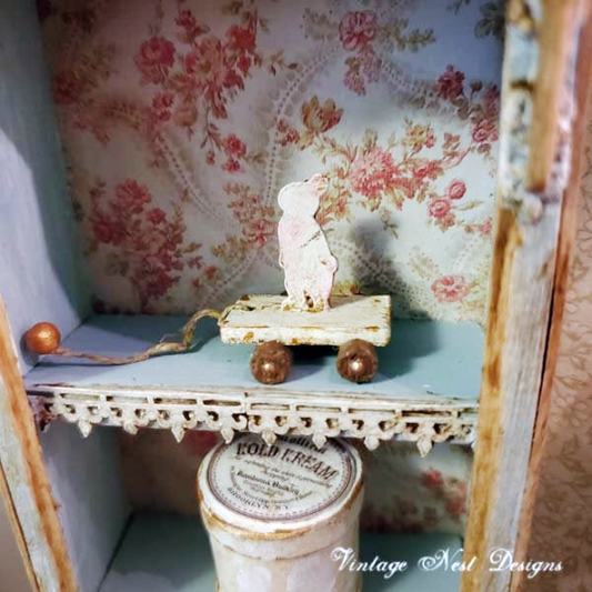 Toy Rabbit No.2 Handmade Dollhouse Miniature image 0