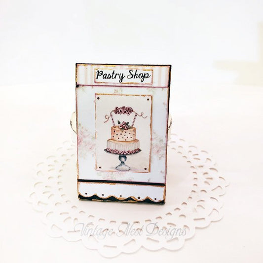 Cake No.5:2 Dollhouse Miniature Handmade image 0