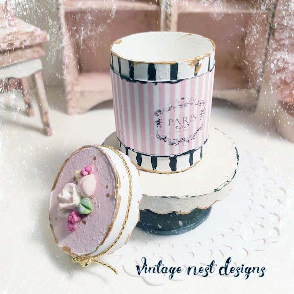 Box No.71 Dollhouse Miniature Handmade image 2