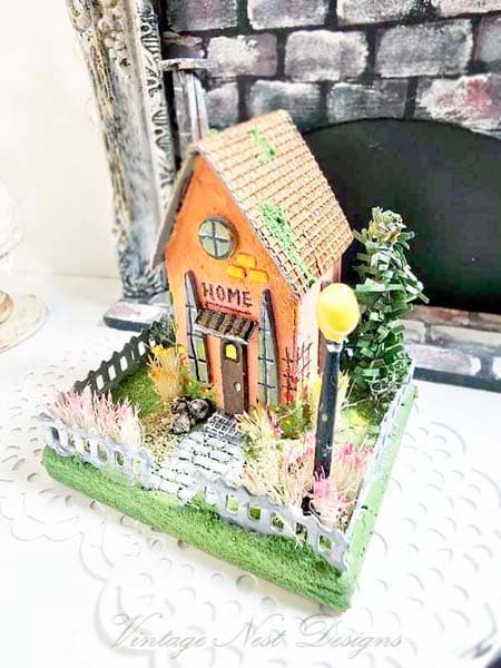 Putz House Miniature No.38 Handmade Miniature image 4