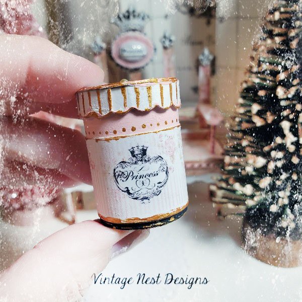 Box No.84 Dollhouse Miniature Handmade image 1