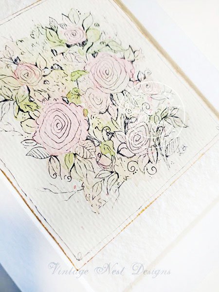 Flowers No.7 Original Watercolor Painting image 3