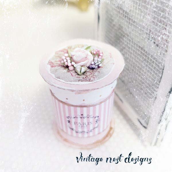 Box No.79 Paris Dollhouse Miniature Handmade image 1